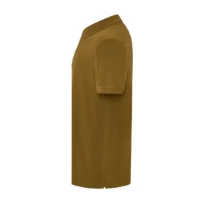 Polo JHK PORA210 en ocre, vista lateral