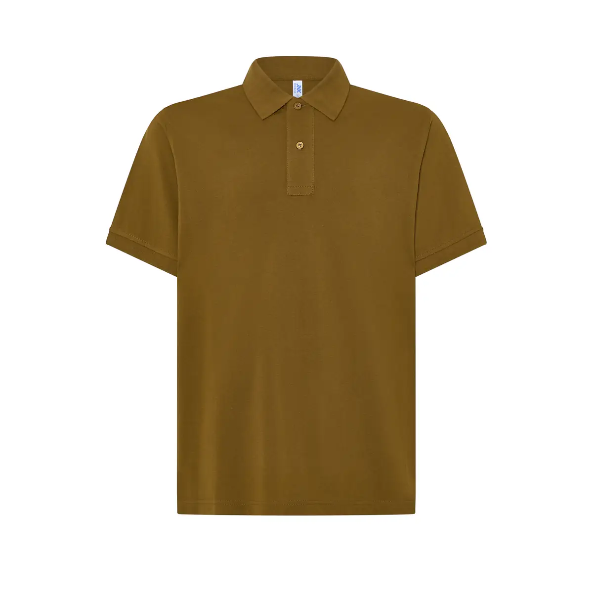 Polo piqué hombre manga corta JHK PORA210 104 Polo JHK PORA210 en ocre, vista frontal