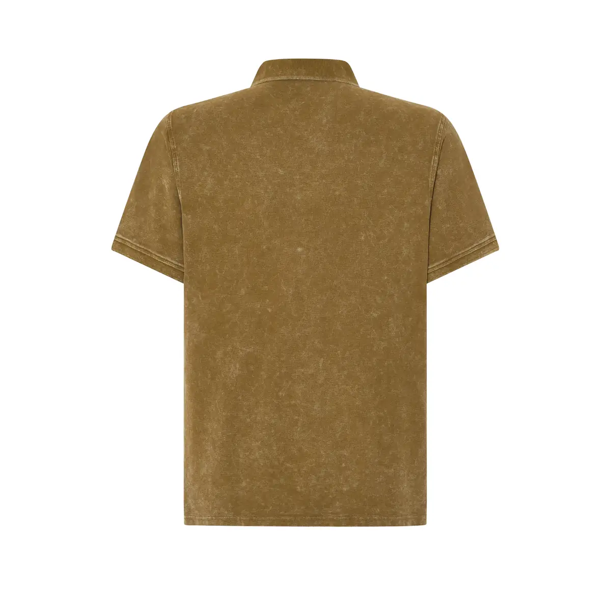 Polo piqué hombre manga corta JHK PORA210 109 Polo JHK PORA210 en ocre lavado, vista trasera
