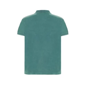 Polo JHK PORA210 en verde oliva lavado, vista trasera