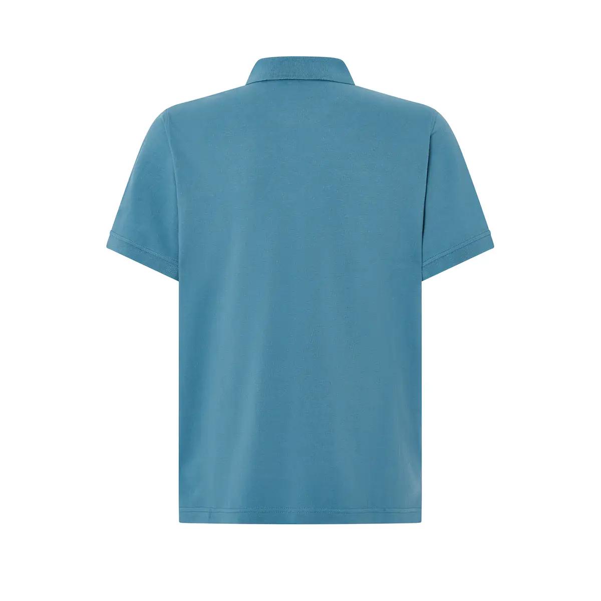 Polo piqué hombre manga corta JHK PORA210 118 Polo JHK PORA210 en azul petróleo, vista trasera