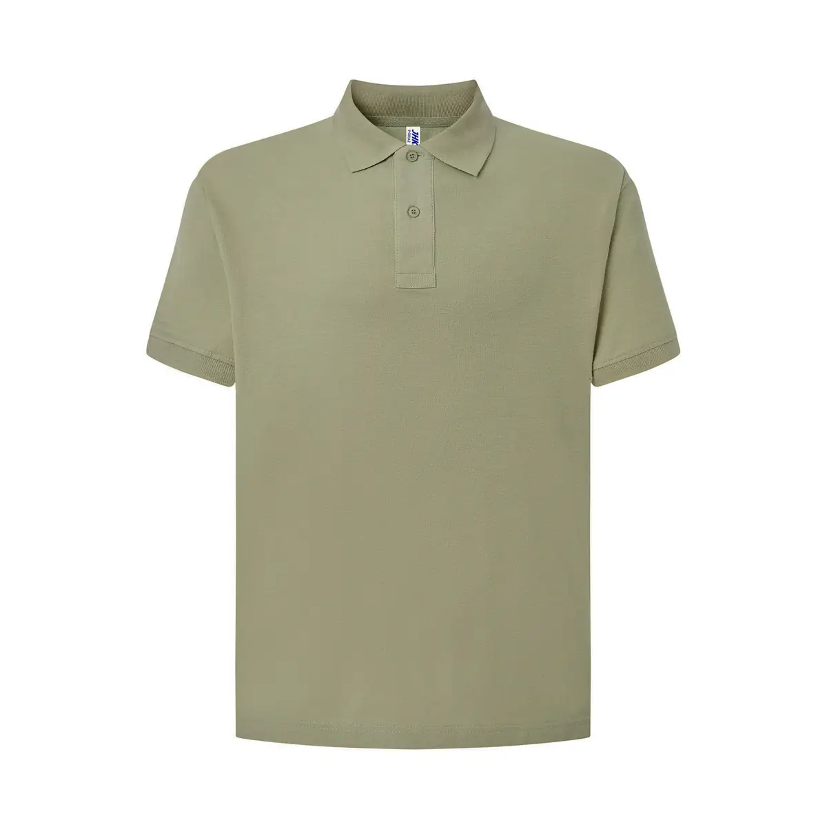 Polo piqué hombre manga corta JHK PORA210 119 Polo JHK PORA210 en verde pálido, vista frontal