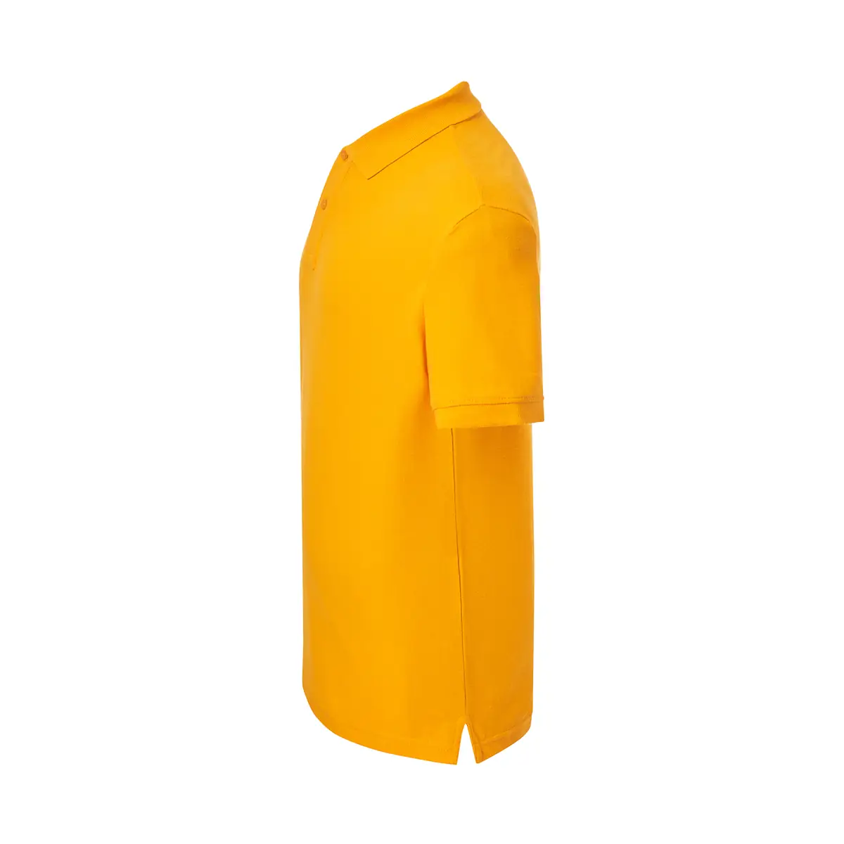 Polo piqué hombre manga corta JHK PORA210 123 Polo JHK PORA210 en melocotón, vista lateral