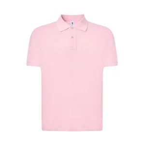 Polo JHK PORA210 en rosa, vista frontal
