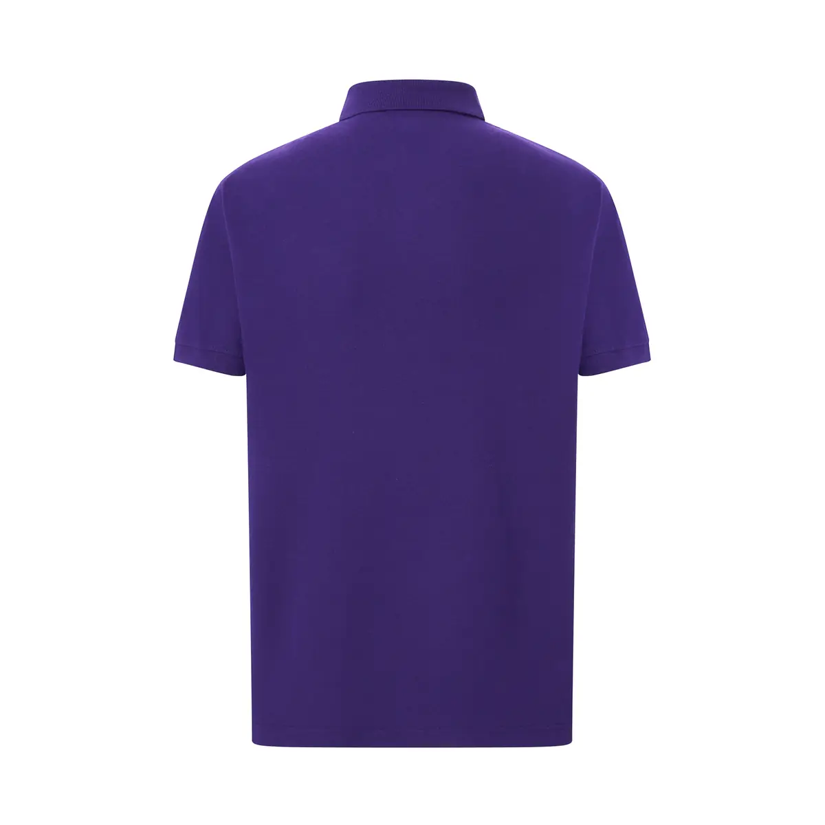 Polo piqué hombre manga corta JHK PORA210 130 Polo JHK PORA210 en morado, vista trasera