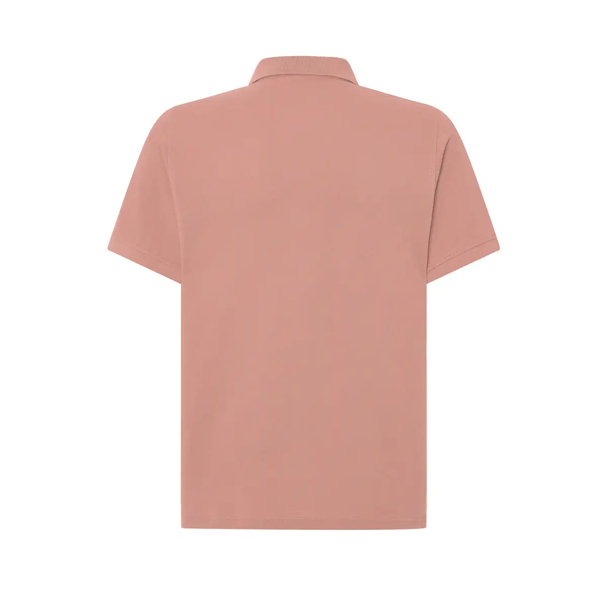 Polo piqué hombre manga corta JHK PORA210 133 Polo JHK PORA210 en rosa vintage, vista trasera