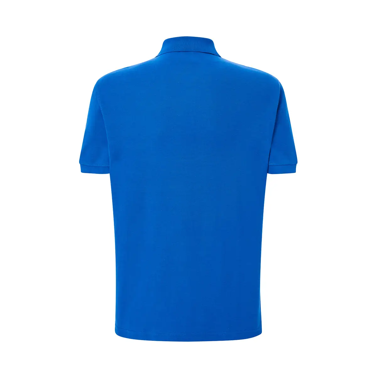 Polo piqué hombre manga corta JHK PORA210 136 Polo JHK PORA210 en azul royal, vista trasera