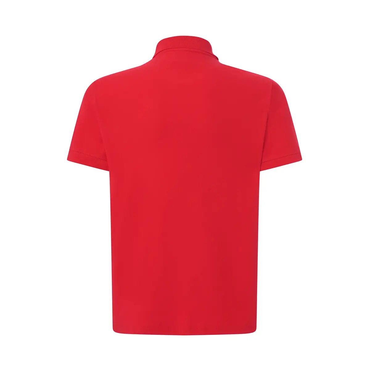 Polo piqué hombre manga corta JHK PORA210 142 Polo JHK PORA210 en rojo, vista trasera
