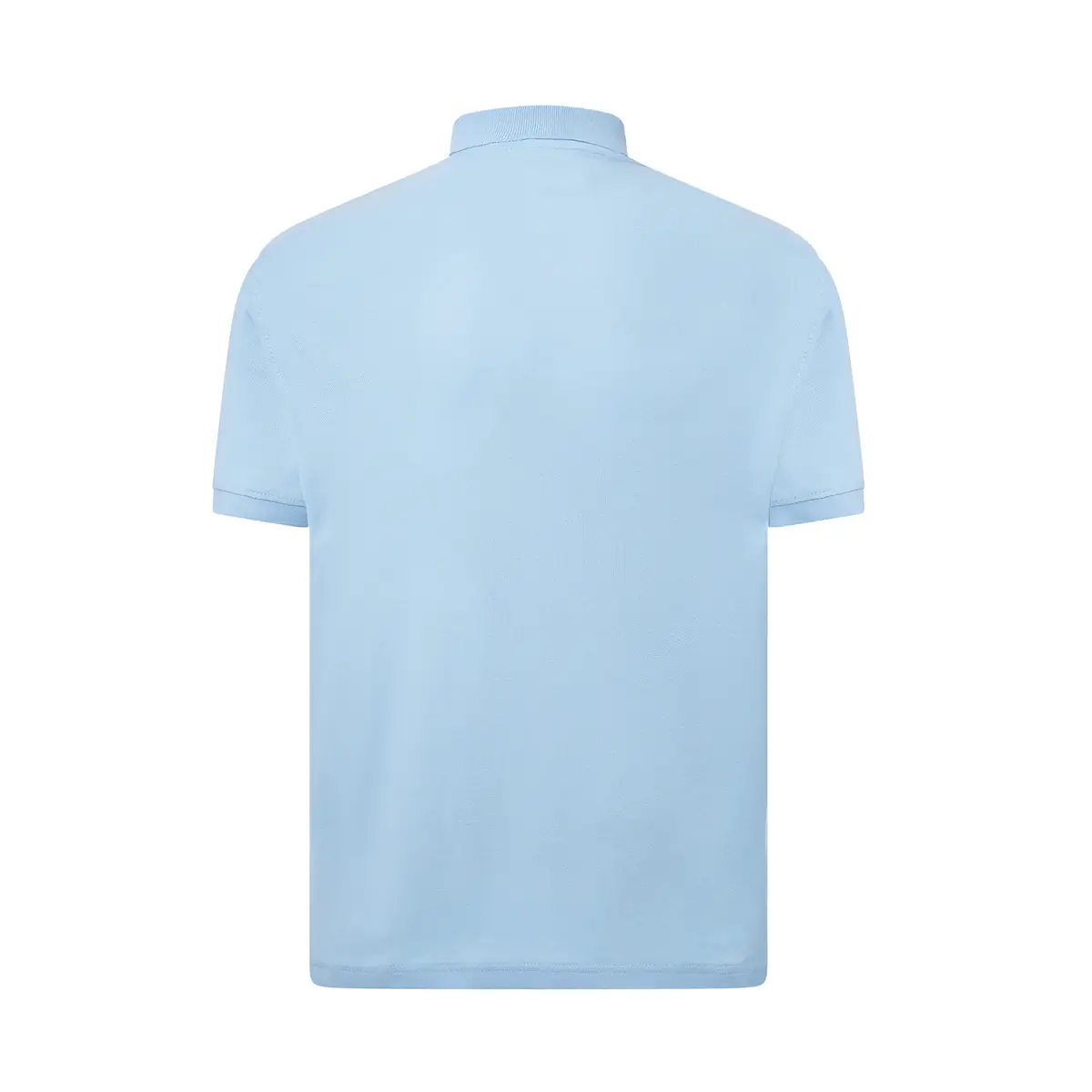 Polo piqué hombre manga corta JHK PORA210 154 Polo JHK PORA210 en azul cielo, vista trasera