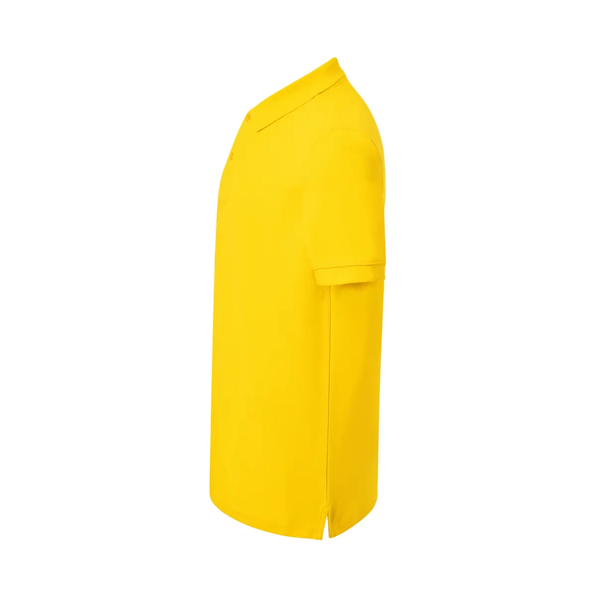 Polo piqué hombre manga corta JHK PORA210 159 Polo JHK PORA210 en oro, vista lateral