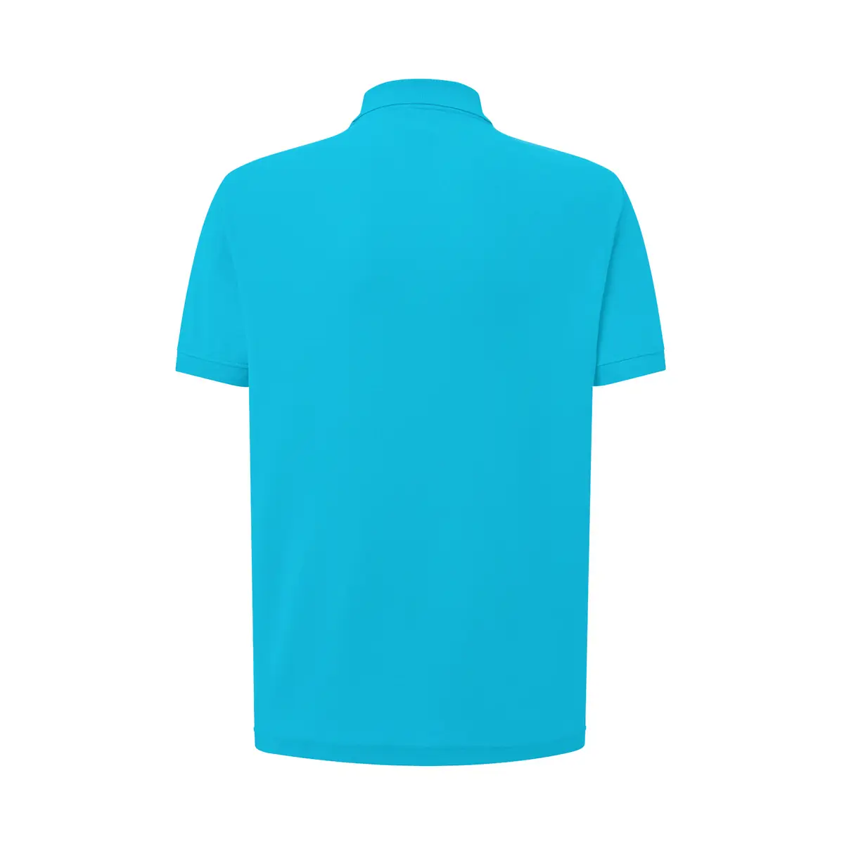 Polo piqué hombre manga corta JHK PORA210 163 Polo JHK PORA210 en turquesa, vista trasera