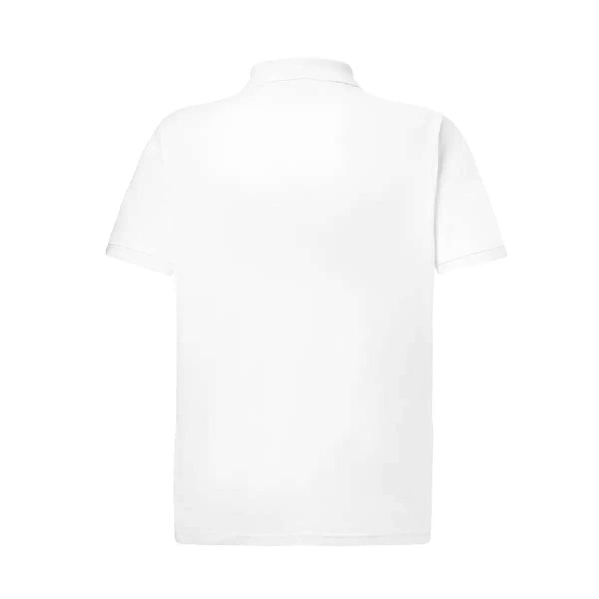 Polo piqué hombre manga corta JHK PORA210 166 Polo JHK PORA210 en blanco, vista trasera