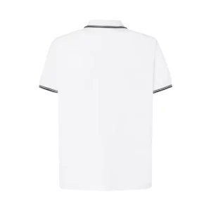 Polo JHK PORA210 en blanco y negro, vista trasera