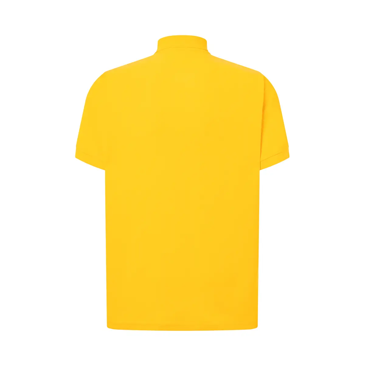 Polo piqué hombre manga corta JHK PORA210 187 Polo JHK PORA210 en amarillo, vista trasera