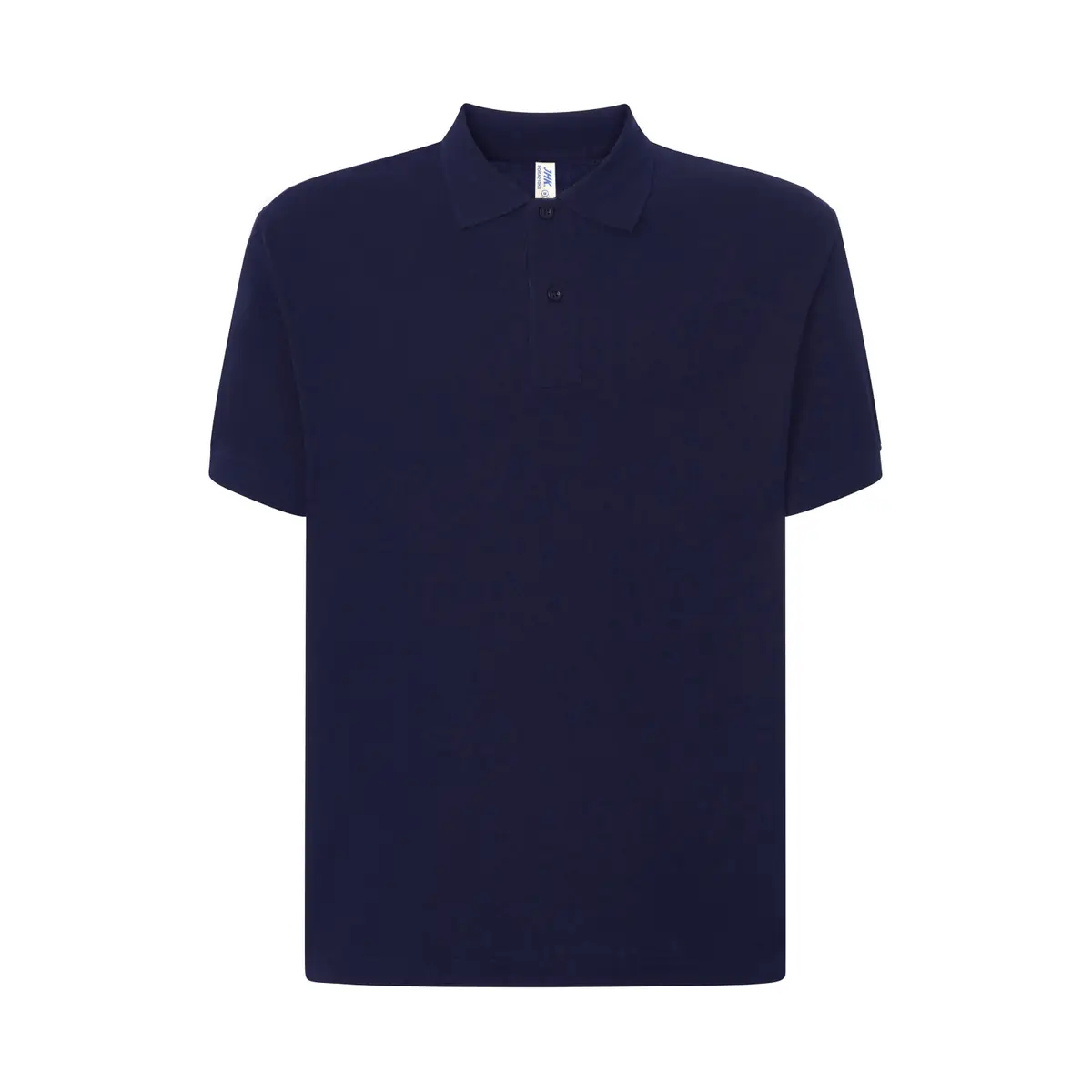 Polo piqué hombre tallas grandes JHK PORA210KS 8 Polo JHK PORA210KS en azul marino, vista frontal