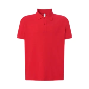 Polo JHK PORA210KS en rojo, vista frontal