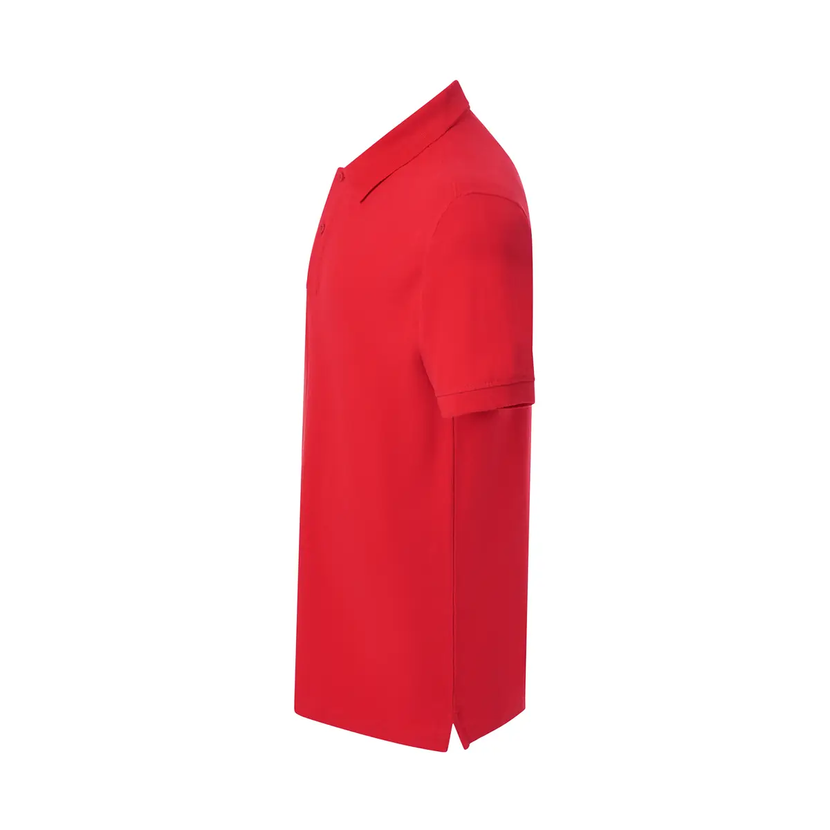 Polo piqué hombre tallas grandes JHK PORA210KS 15 Polo JHK PORA210KS en rojo, vista lateral