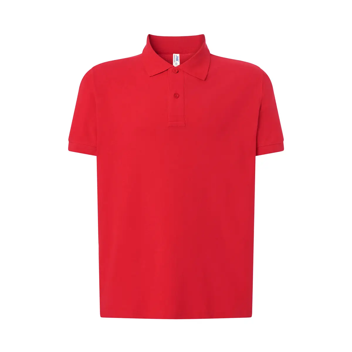 Polo piqué hombre tallas grandes JHK PORA210KS 14 Polo JHK PORA210KS en rojo, vista frontal