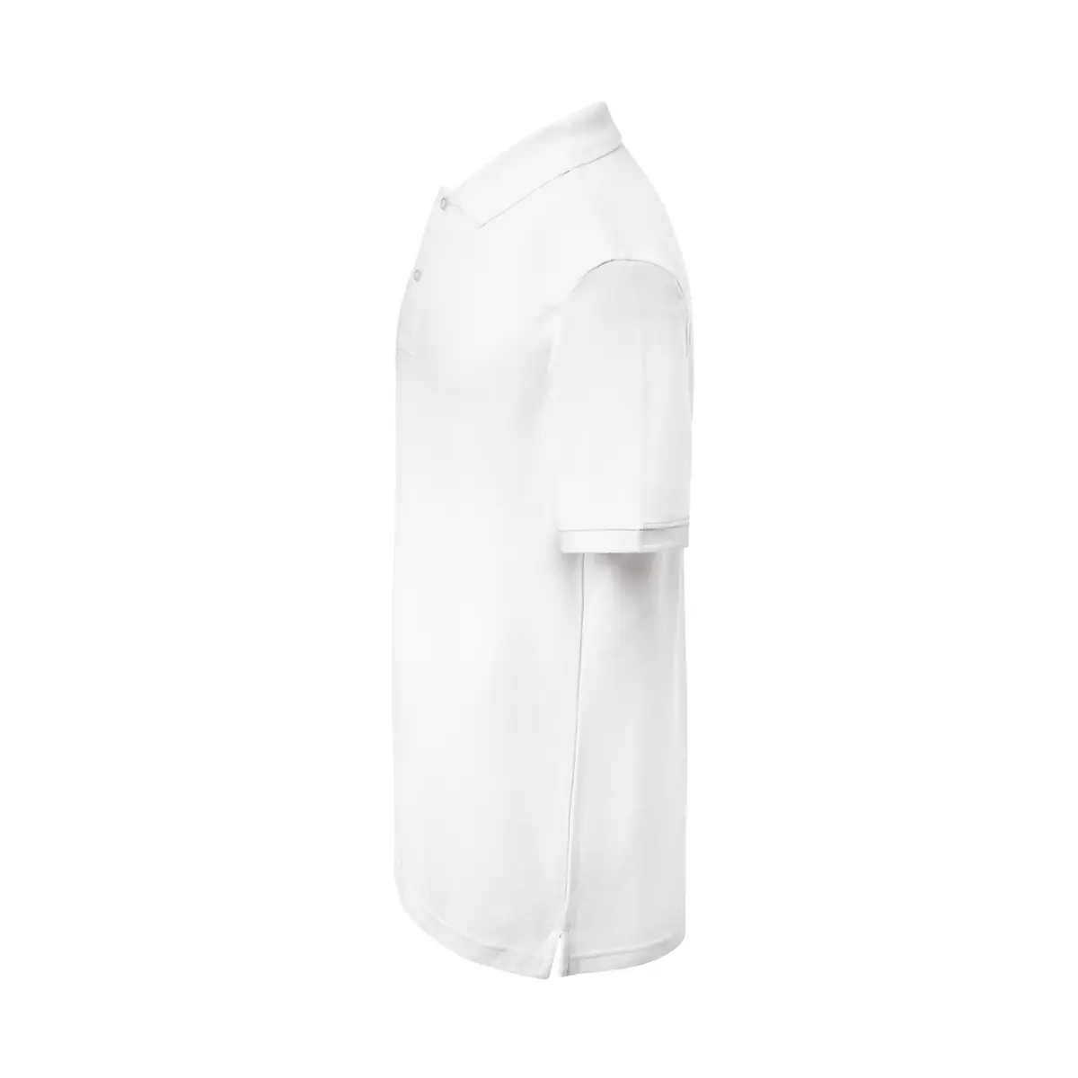 Polo piqué hombre tallas grandes JHK PORA210KS 18 Polo JHK PORA210KS en blanco, vista lateral