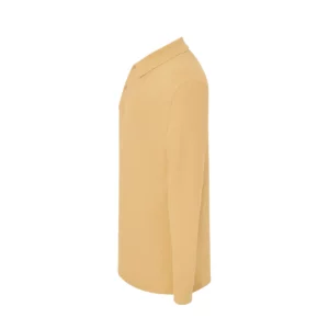 Polo JHK PORA210LS en arena de manga larga, vista lateral
