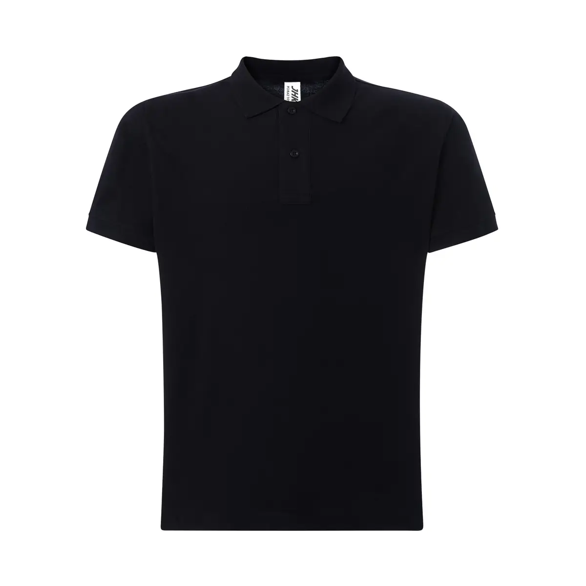 Polo de trabajo hombre JHK PORA210WK 5 Polo JHK PORA210WK en negro, vista frontal