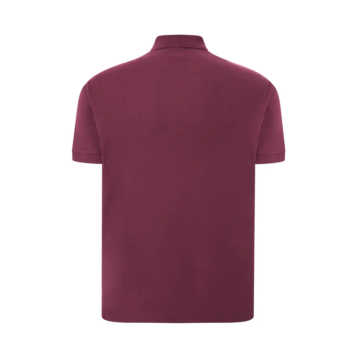 Polo piqué hombre 240 g/m² JHK PORA240 10 Polo JHK PORA240 en burdeos, vista trasera