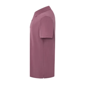 Polo JHK PORA240 en morado empolvado, vista lateral