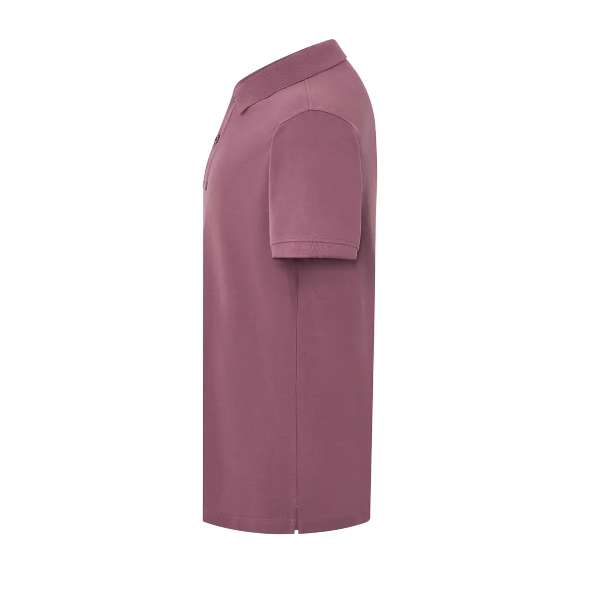 Polo piqué hombre 240 g/m² JHK PORA240 12 Polo JHK PORA240 en morado empolvado, vista lateral