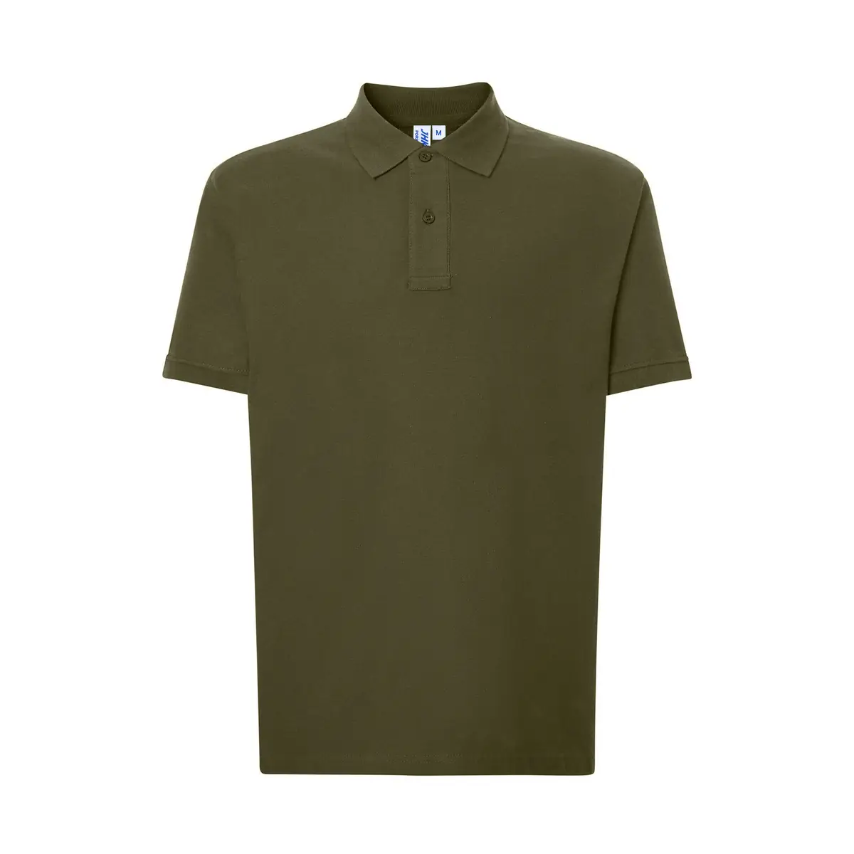 Polo piqué hombre 240 g/m² JHK PORA240 17 Polo JHK PORA240 en caqui, vista frontal