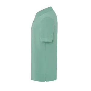 Polo JHK PORA240 en verde musgo, vista lateral