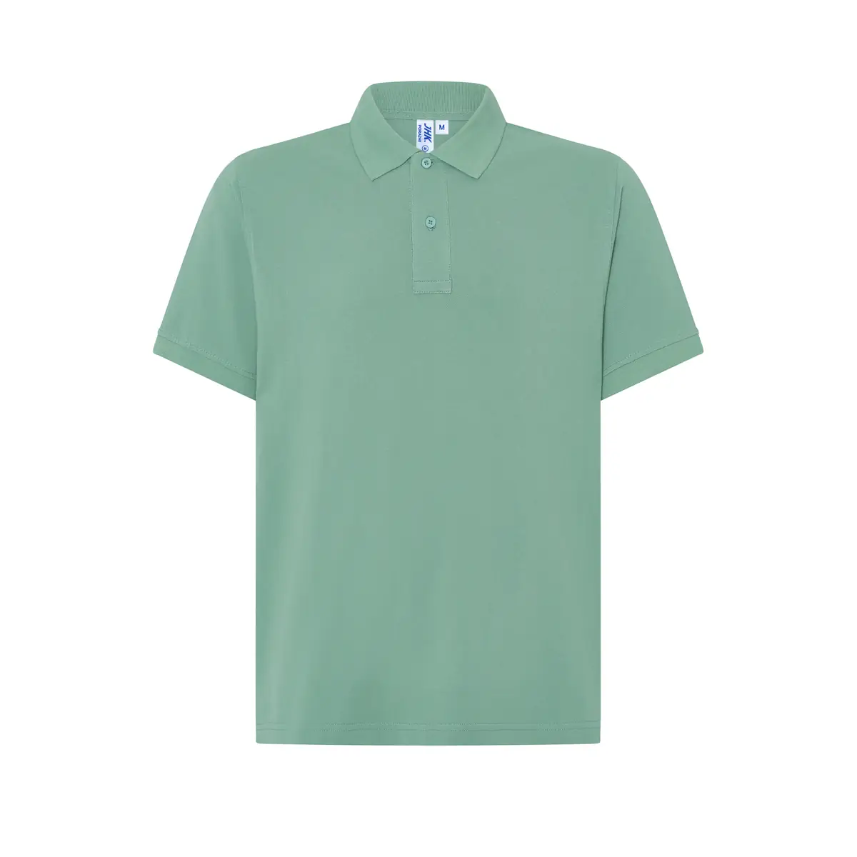 Polo piqué hombre 240 g/m² JHK PORA240 20 Polo JHK PORA240 en verde musgo, vista frontal