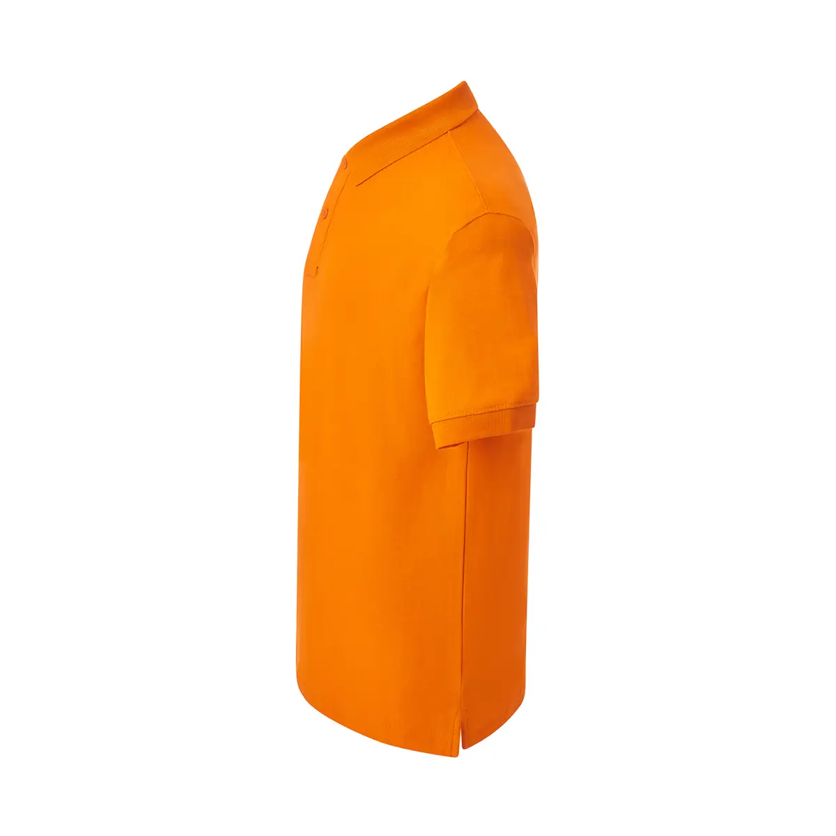 Polo piqué hombre 240 g/m² JHK PORA240 27 Polo JHK PORA240 en naranja, vista lateral