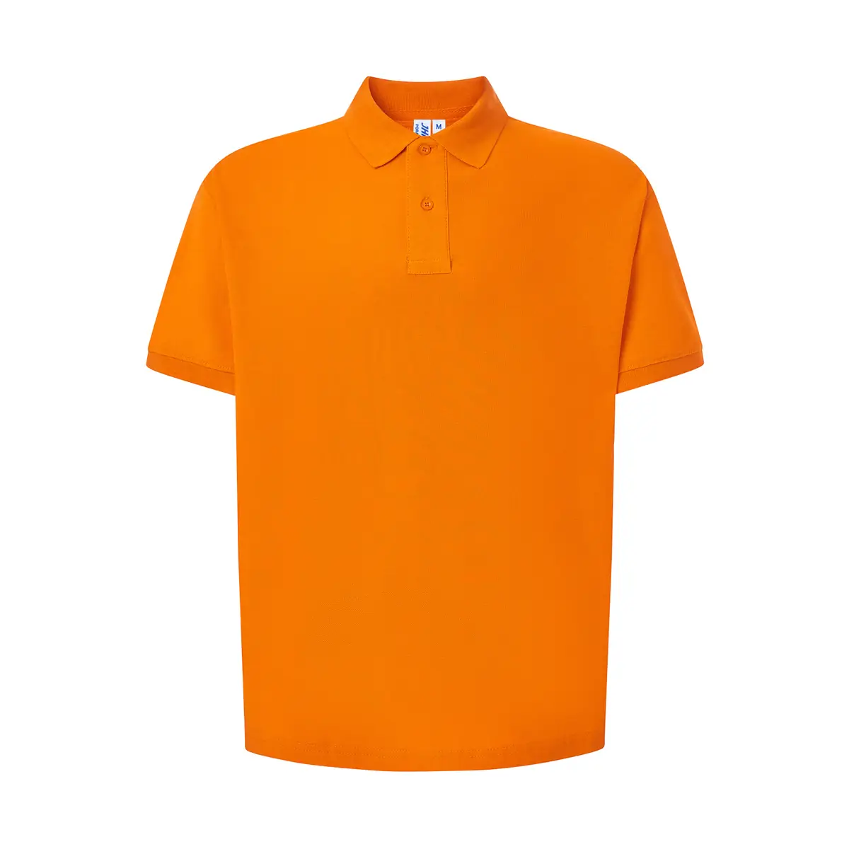 Polo piqué hombre 240 g/m² JHK PORA240 26 Polo JHK PORA240 en naranja, vista frontal