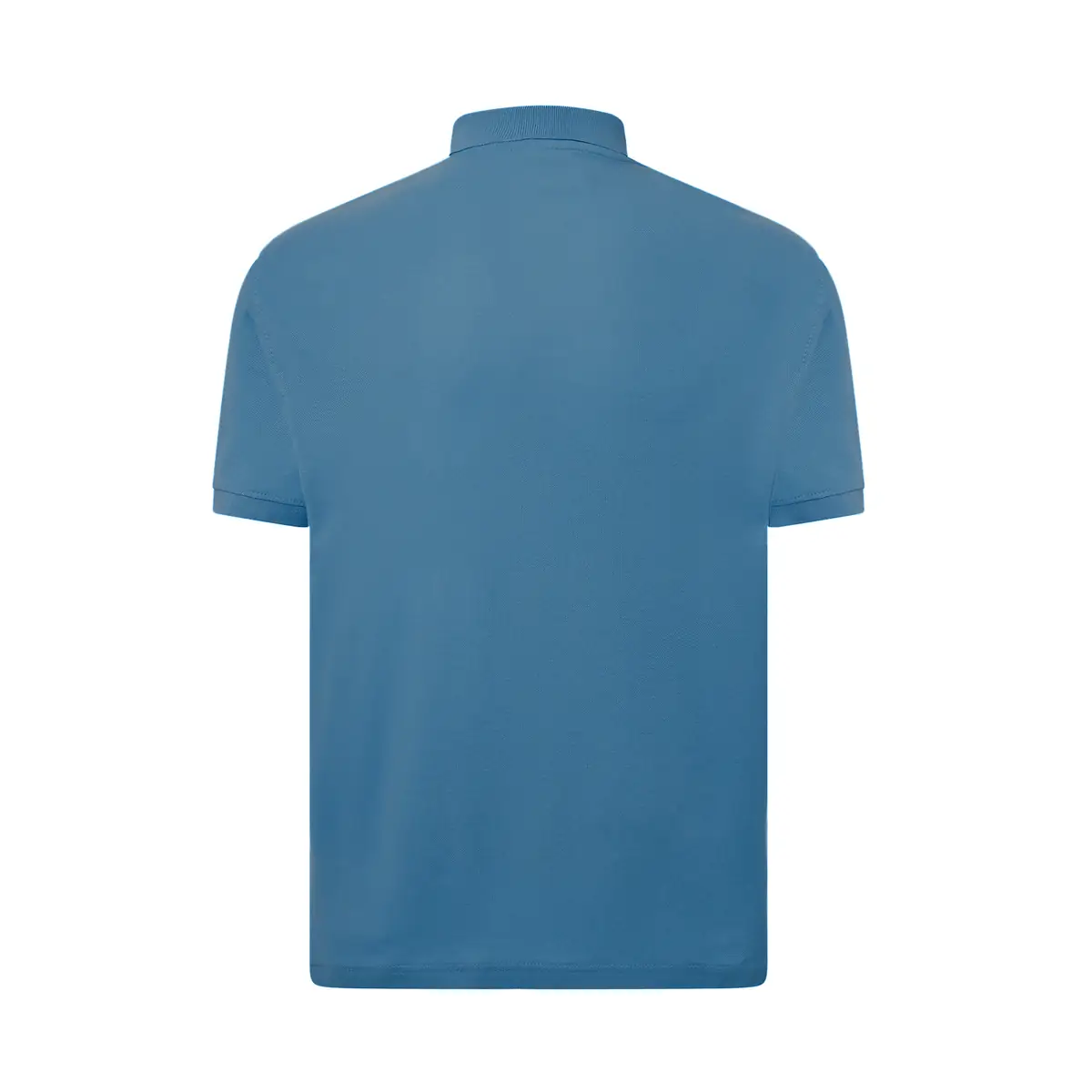 Polo piqué hombre 240 g/m² JHK PORA240 43 Polo JHK PORA240 en azul acero, vista trasera