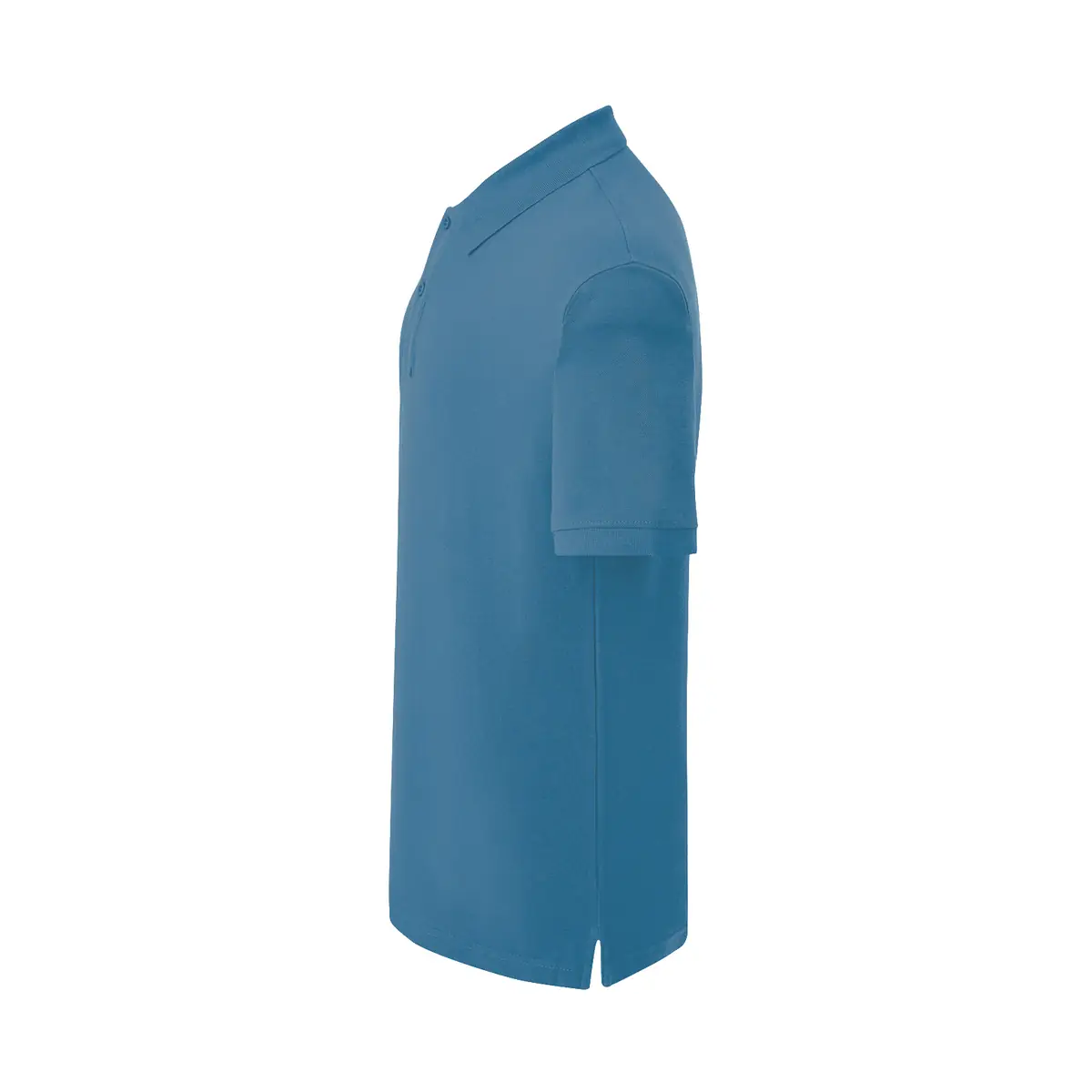Polo piqué hombre 240 g/m² JHK PORA240 42 Polo JHK PORA240 en azul acero, vista lateral