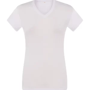 Camiseta Mujer cuello de pico de manga corta JHK SBTSLCMFP