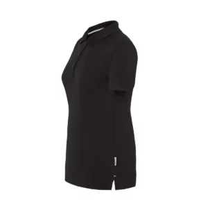 Polo JHK SPHEAVYLDY en negro y plata, vista lateral
