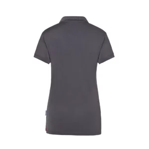 Polo JHK SPHEAVYLDY en antracita y rojo, vista trasera