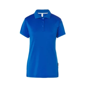 Polo JHK SPHEAVYLDY en azul royal y plata, vista frontal