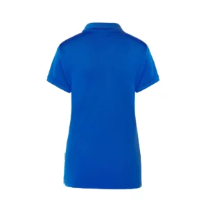 Polo JHK SPHEAVYLDY en azul royal y plata, vista trasera