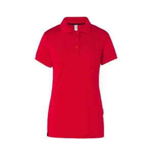 Polo JHK SPHEAVYLDY en rojo y azul marino, vista frontal