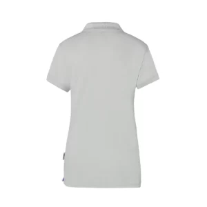Polo JHK SPHEAVYLDY en plata y verde atlantis, vista trasera
