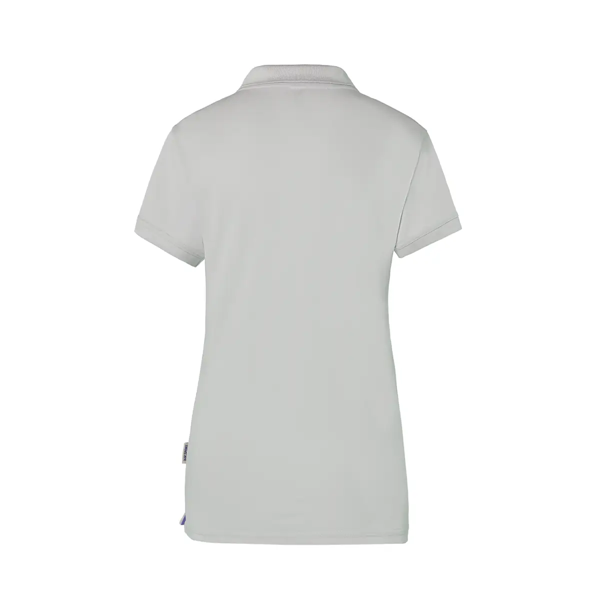 Polo deportivo piqué mujer JHK SPHEAVYLDY 19 Polo JHK SPHEAVYLDY en plata y verde atlantis, vista trasera