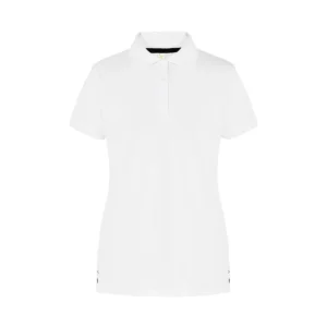 Polo JHK SPHEAVYLDY en blanco y azul marino, vista frontal