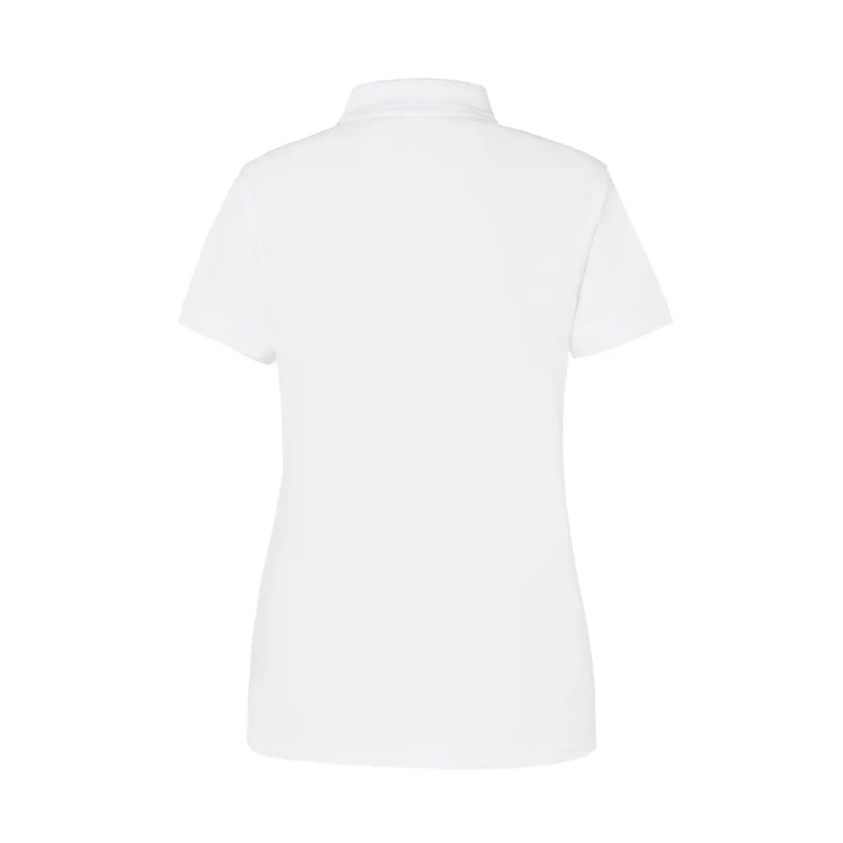 Polo deportivo piqué mujer JHK SPHEAVYLDY 22 Polo JHK SPHEAVYLDY en blanco y azul marino, vista trasera