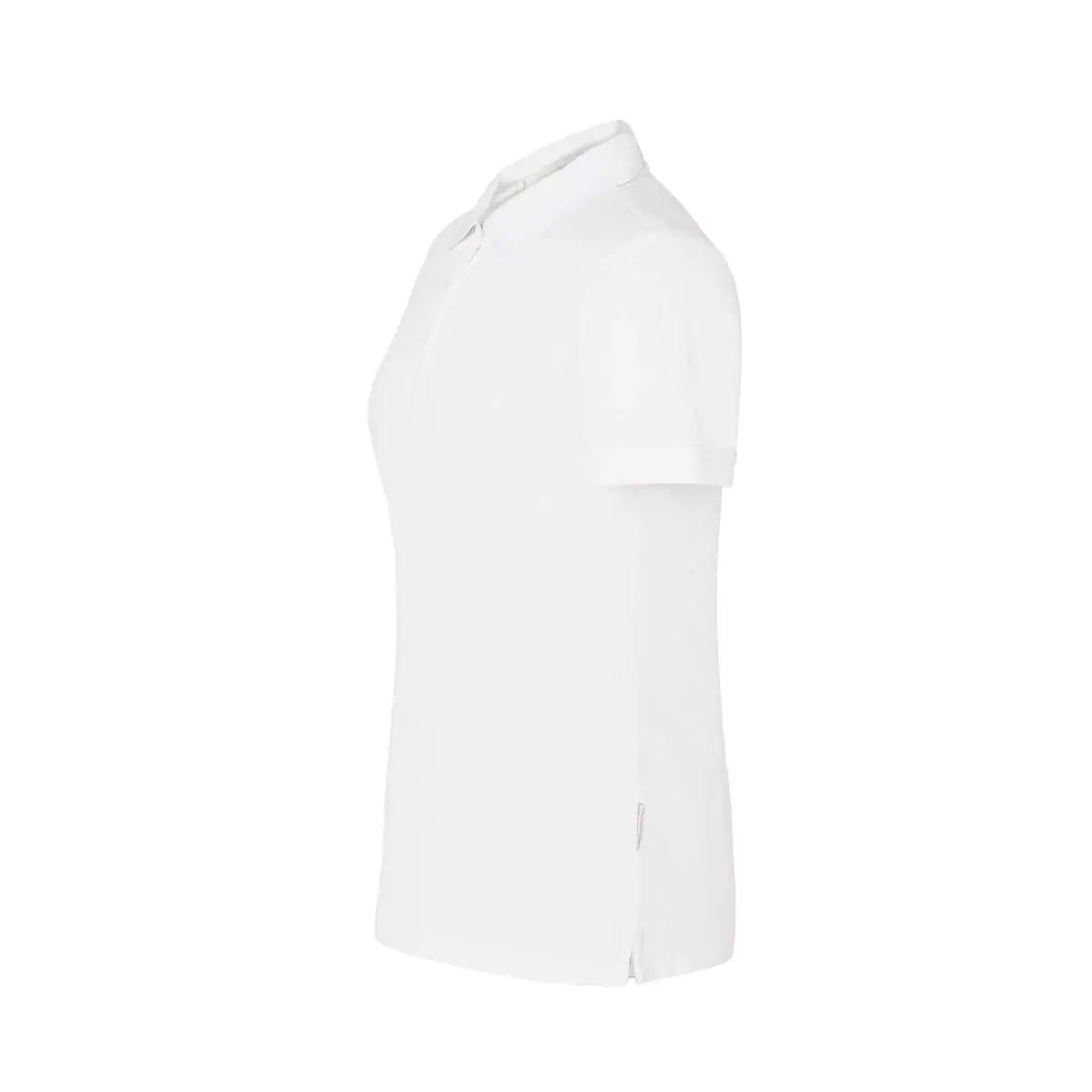 Polo deportivo piqué mujer JHK SPHEAVYLDY 24 Polo JHK SPHEAVYLDY en blanco, vista lateral