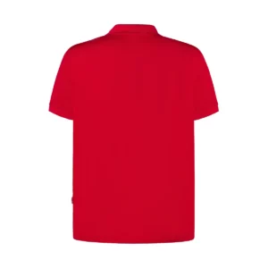 Polo JHK SPHEAVYMEN en rojo y azul marino, vista trasera