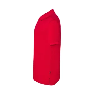 Polo JHK SPHEAVYMEN en rojo y azul marino, vista lateral