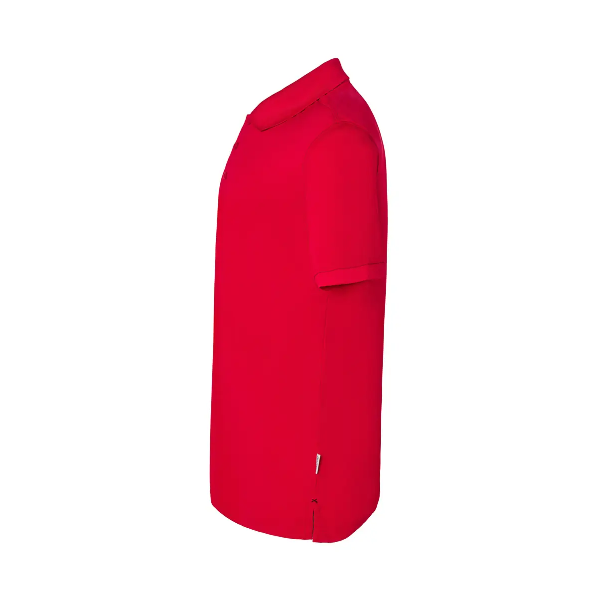 Polo deportivo piqué hombre JHK SPHEAVYMEN 15 Polo JHK SPHEAVYMEN en rojo y azul marino, vista lateral