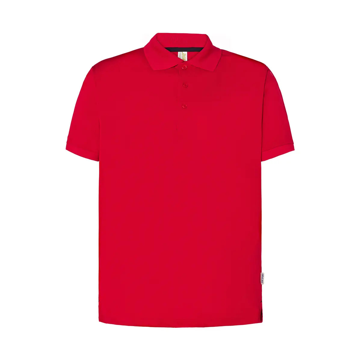 Polo deportivo piqué hombre JHK SPHEAVYMEN 14 Polo JHK SPHEAVYMEN en rojo y azul marino, vista frontal
